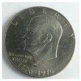 Dwight D Eisenhower One Dollar Coin 1776-1976