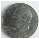 Dwight D Eisenhower One Dollar Coin 1776-1976
