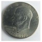 Dwight D Eisenhower One Dollar Coin 1776-1976