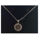 Sterling Silver Guardian Angel Pendant &