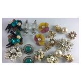 Bag of clip on earrings