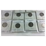 Nickel lot with old Jefferson nickels and buffalo