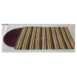 Scatter rugs, cotton rag rug style and polyester
