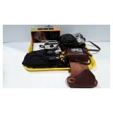 4 Cameras with 3 cases, & 1 box - Minolta AF-Sv,