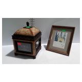 Home decor - Bombay photo cube storage, and dog