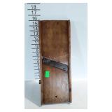 Wooden slaw board, 17" long