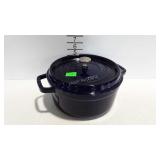 La Cocotte Staub Enamel on cast 9-3/8" dutch oven