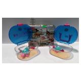 Toys - 2 Little Live Pets cages with turtles, and