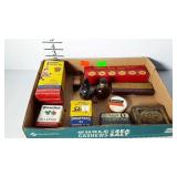 Advertisement collectible tins, bottles, & boxes -