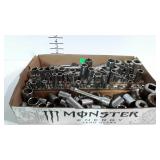 Tools - 5 ratchets, 1 swivel,  & many sockets