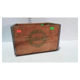 Wooden fruit crate, Silver Crest Farms Inc. 17 x