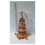 Christmas candle whirly-gig pyramid
