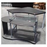 Two PC Table and Desk lot, IKEA brand corner work