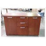 OFC, Furniture, office Credenza. 3 center drawers