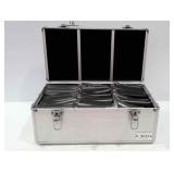 Aluminum storage case of music CD