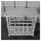 Painted magazine stand