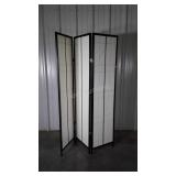 Three panel 17" Divider Screen