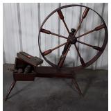 Spinning Wheel 32" dia. See photos for parts that