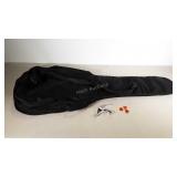 Canvas guitar bag with over the shoulder strap,