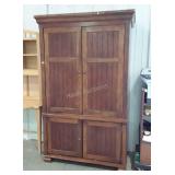 Armoire Entertainment cabinet 2pc for easier move