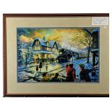 All Aboard for Christmas giclee by Thomas Kinkade