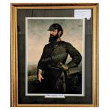Stonewall Jackson print by Elder, 22.25 by 27.25"