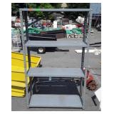 Metal shelf 57" tall