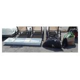Group lot, includes collapsible ironing board,