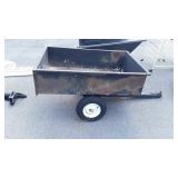 Metal lawn cart