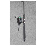 Fishing pole with reel