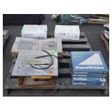 Skid lot of assorted tile some are damaged and