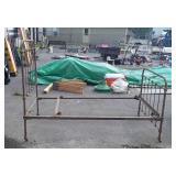 Twin size metal bed