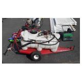 Filmco poly pull behind sprayer