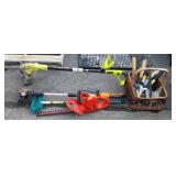 Outdoor lot, includes electric weedeater,
