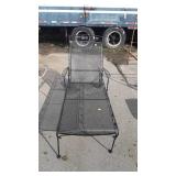 Wrought Iron patio lounge chair