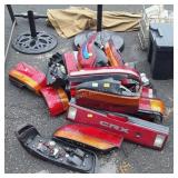 Large group lot of misc taillights