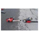 Two homelite chainsaws both will need work