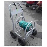 Hose reel with hose