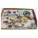 Flat of jewelry