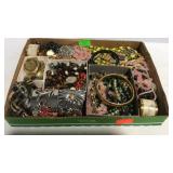 Flat of jewelry