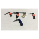 Five pocket knives