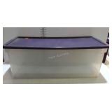 Clear tote with lid,