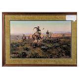 A bad one print by CM Russell, 21.75 by 30.75 in