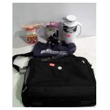 Group - Dell lap top bag, The Stooges VHS tapes,