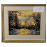 Christmas Cottage 1 giclee print by Thomas