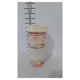 Temp-tations ceramic travel mug with lid