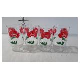 Juice glasses, set of four