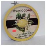 Advertising Tin tray, Unagood Brand Lemons, 13"
