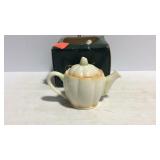 Belleek mini tea pot