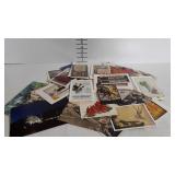 Ephemera group, mostly postcards
